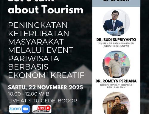 Siswa Siswi SMK PasarMinggu Membantu Pelaksanaan Sarasehan Pariwisata Nasional di Situ Gede Bogor